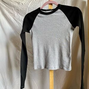 Brandy melville baseball fitted long sleeve